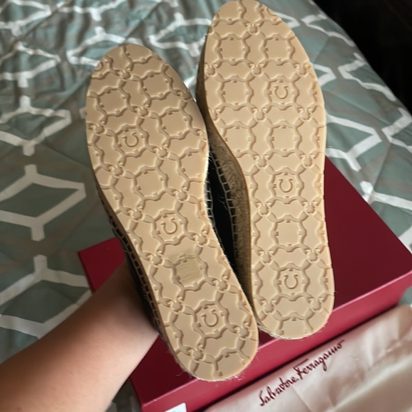 New Salvatore Ferragamo Kim gal espadrilles size 6 - Picture 4 of 8